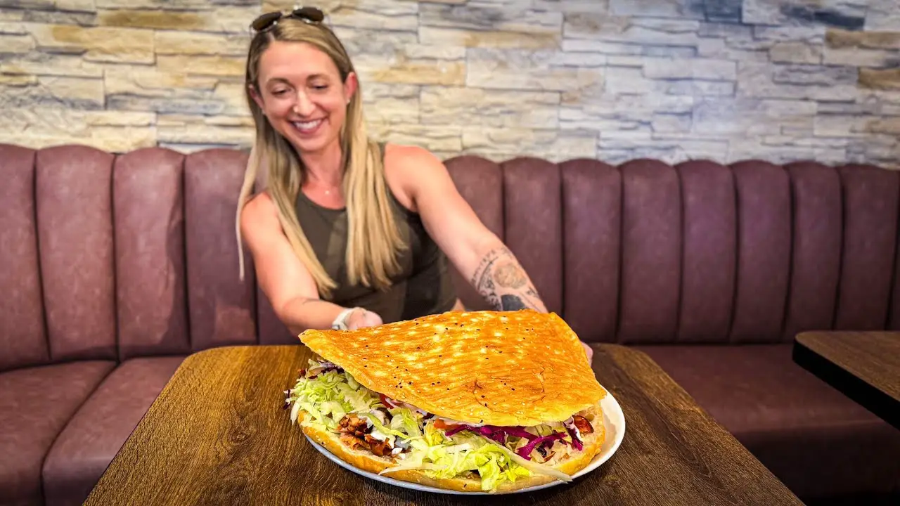 Attempting Germany's Viral 2kg Doner Kebab Challenge!